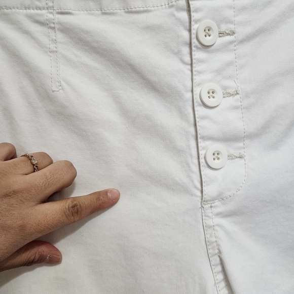 Sundance Gillian Pants High Rise Tapered Pants in White Cream Size 14 - Picture 12 of 12